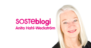 Anita Hahl-Weckström on kirjoittanut SOSTEblogin.