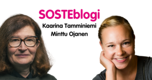 Kaarina Tamminiemi ja Minttu Ojanen ovat kirjoittaneet SOSTEblogin.